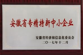 安徽省专精特新中小企业